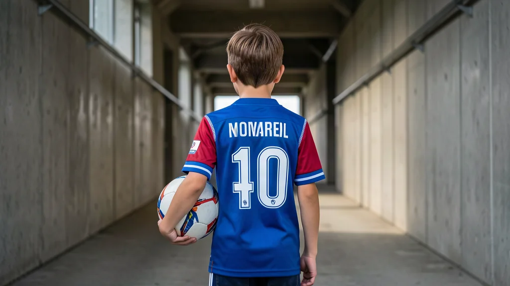 Mini torcedor com a camisa do Avaí